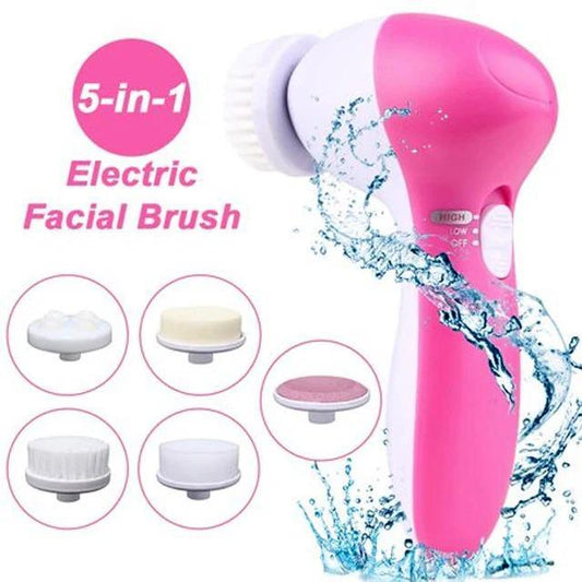 Grooming facial cleansing brush